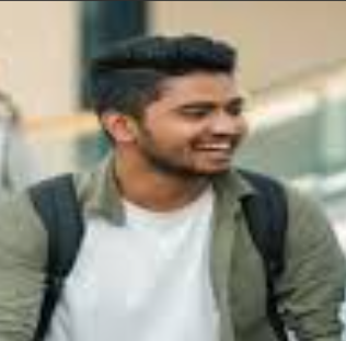 Happy student
